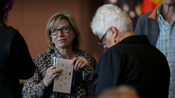 Rosie Batty at the announcement of the Victorian Australian of the Year awards. Photo: Wayne Taylor