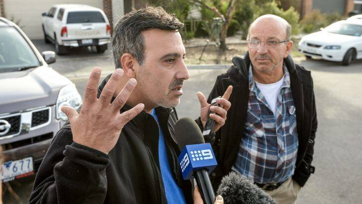 Issam Nahas and his family were asleep in his home when the accident happened.  Photo: Justin McManus