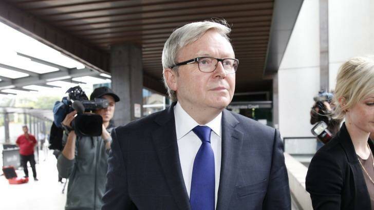 UNICEF has appointed Kevin Rudd as chair of its global sanitation and water partnership. Photo: Glenn Hunt