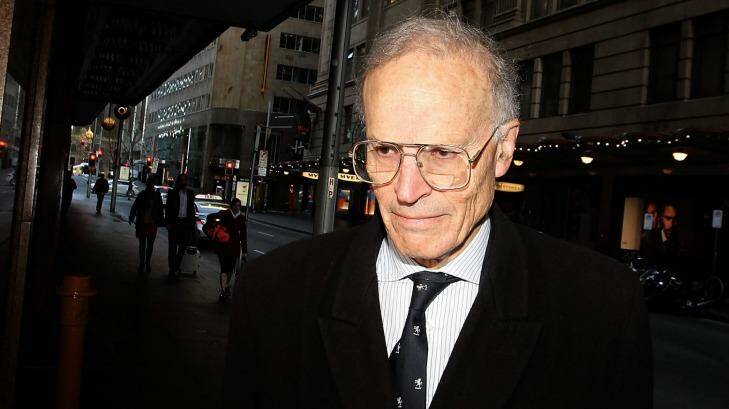 Head of the royal commission into unions, Dyson Heydon. Photo: Ben Rushton