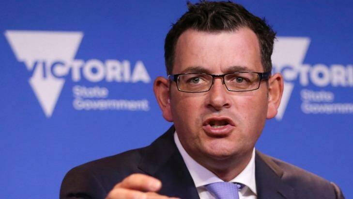 Premier Daniel Andrews is in VCAT defending a decision not to release a list of websites he has visited.
  Photo: Darrian Traynor