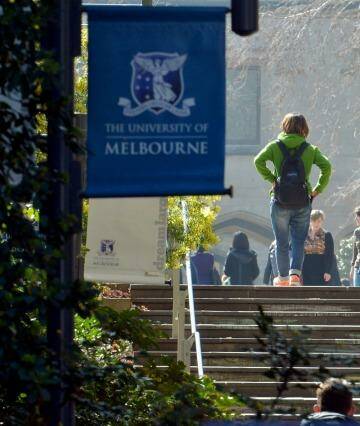 Melbourne University was ranked the best university in Australia. Photo: Joe Armao 