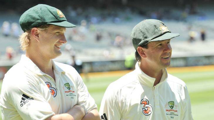 Watson played his best Test cricket under Ricky Ponting Photo: Vince Caligiuri