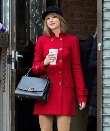 Taylor Swift in New York on January 17, 2015.