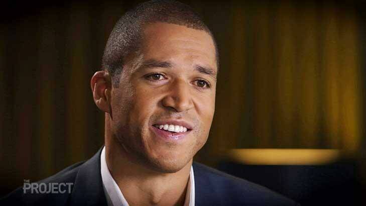 Blake Garvey in his interview with The Project. Photo: Channel 10