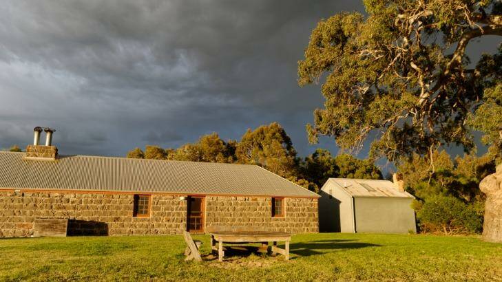 Sunlight falls on the cottages. Photo: Supplied
