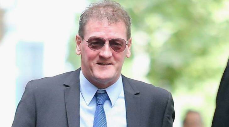 Ricky Nixon arrives at the Court of Appeal on Lonsdale Street on Tuesday. Photo: Wayne Taylor