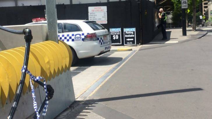 Police are investigating a package found at Southern Cross station.