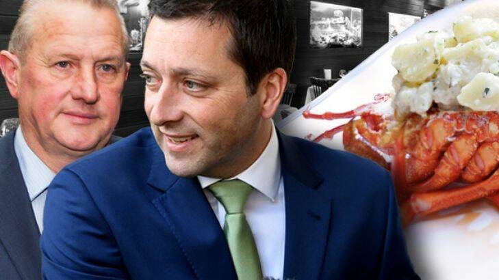 Opposition Leader dined with alleged mobster