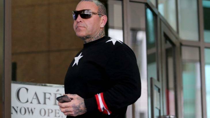 Former Bandidos bikie sergeant-at-arms Toby Mitchell, was jailed for 20 months for drug possession in June this year. Photo: Wayne Taylor