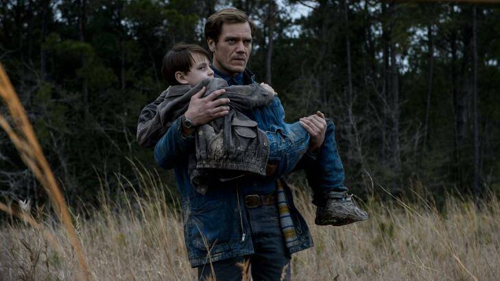 Jaeden Lieberher as Alton and Michael Shannon as Roy in <i>Midnight Special</i>. Photo: Ben Rothstein
