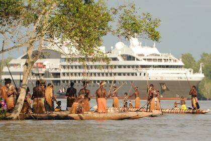 Ponant sails into Papua New Guinea. Photo: Supplied