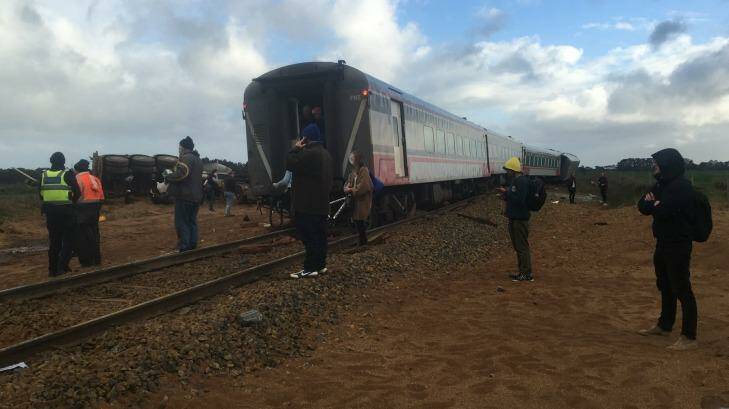 Paramedics said most of the passengers appeared to be in a stable condition:  Photo: Warrnambool Standard