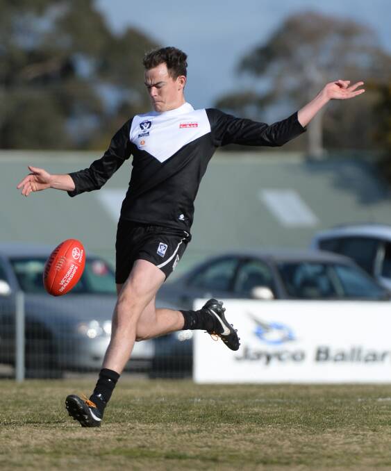 Bryce Curnow -  North Ballarat's only multiple goalkicker against Port Melbourne.