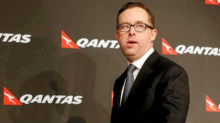 Attempting to regain control: Qantas boss Alan Joyce in Sydney. Photo: Daniel Munoz / Getty Images