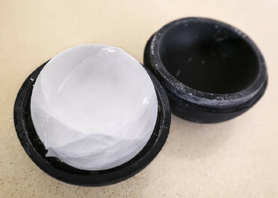 Toolkit: Creswell's silicone ice-ball maker. Photo: Luis Ascui