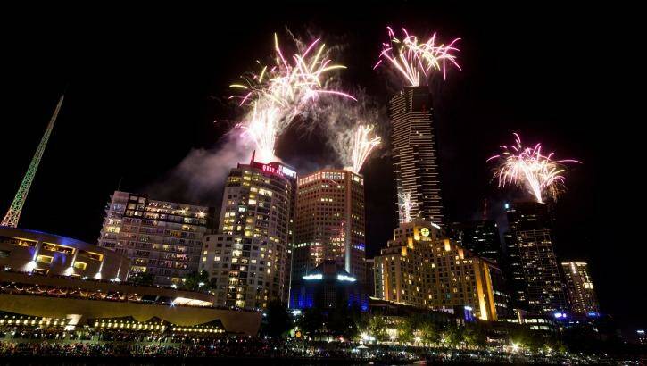 Fireworks will make Melbourne's CBD sparkle on NYE. Photo: Paul Jeffers