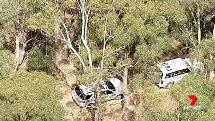Bushland in Mount Macedon regional park, where the body was found. Photo: Courtesy of Seven News