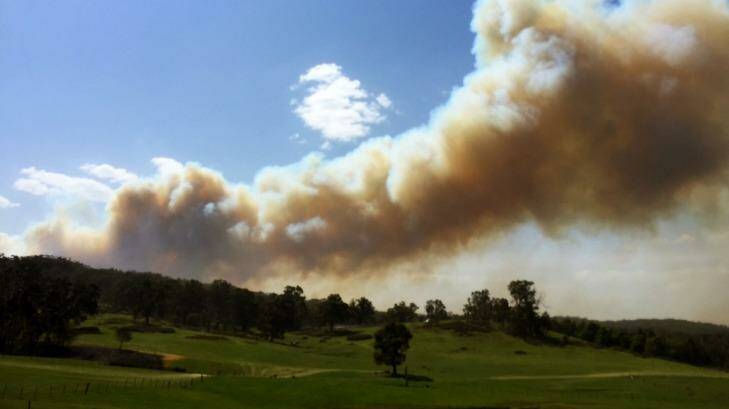 A Watch and Act warning has been issued for the Lancefield area, north-west of Melbourne.
