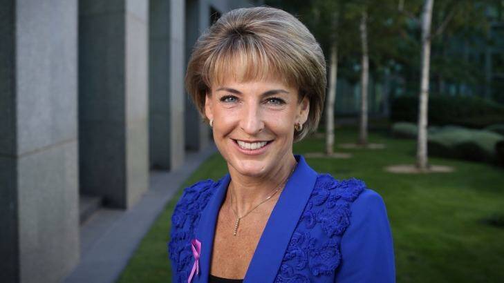 "It is about saying to women, whether they're younger women, older women, you need to be part of the solution": Michaelia Cash. Photo: Andrew Meares