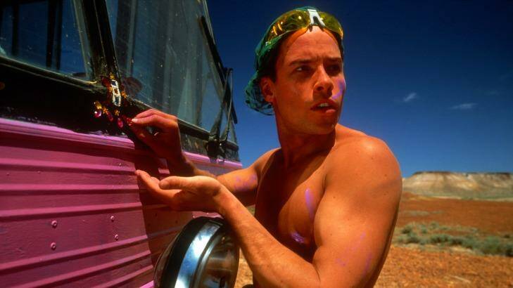 Guy Pearce in the Adventures of Priscilla, Queen of the Desert.