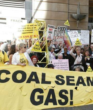Flowback: Opponents of AGL's CSG plans say environmental controls are not being enforced.  Photo: Peter Rae