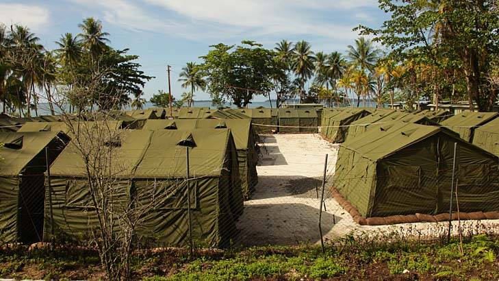 The Manus Island Regional Processing Facility is seen in 2012.