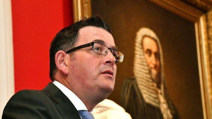 Premier Daniel Andrews has announced additional funding for the the State Library. Photo: Joe Armao