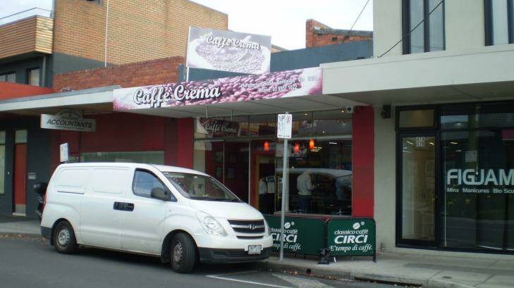 The cafe where Homicide squad detectives arrested Bentleigh man Socrates Tamvakis. Photo: Michelle Stillman