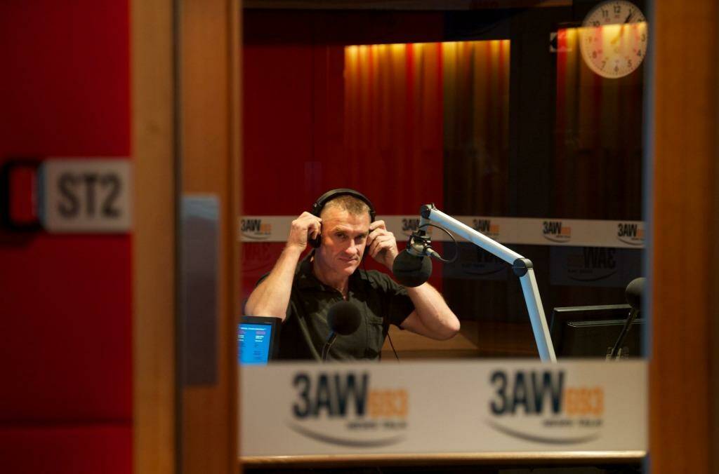Tuning out: 3AW's Tom Elliott has fallen from first to fourth in the latest GfK survey. Photo: Jason South