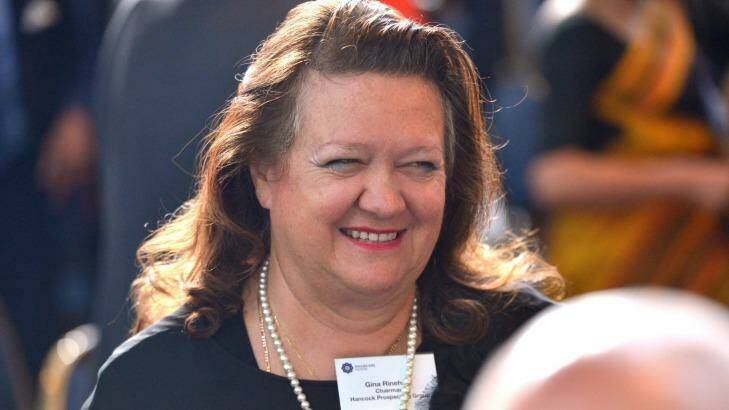 Gina Rinehart has reached a confidential settlement with Channel Nine.  Photo: Joe Armao 