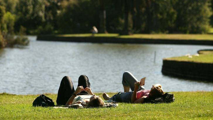 The Melbourne University research found increasing the number of parks in Melbourne could improve health. Photo: Pat Scala