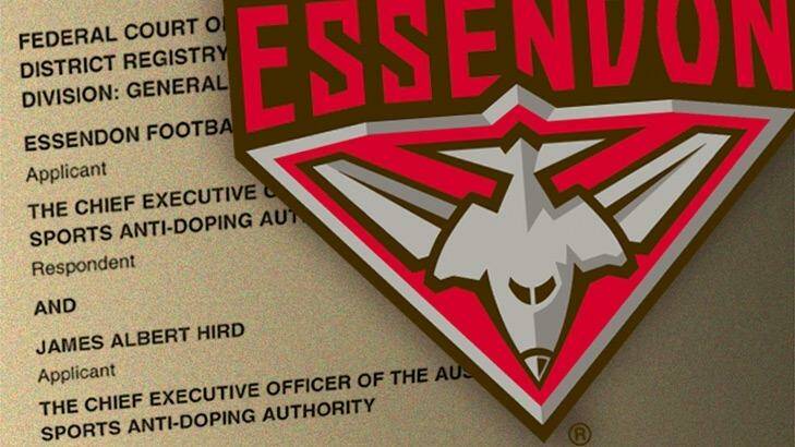Essendon in the Federal Court.