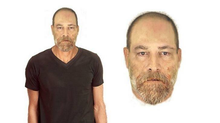 A computer-generated image of the unidentified pedestrian. Photo: Victoria Police.