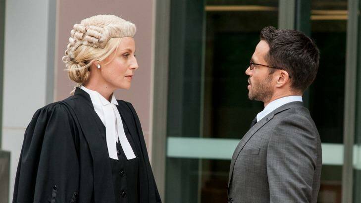 Damian Walshe-Howling, pictured with Marta Dusseldorp in <i>Janet King</i>, says he will be working on its next season.  Photo: ABC