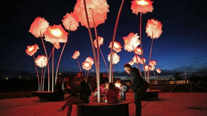 French creative outfit Tilt's installation <i>Peony</i> will be in the Alexandra Gardens. Photo: Supplied