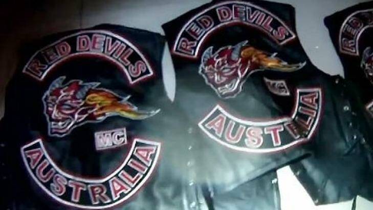 Red Devils motorcycle club  vests Photo: Supplied