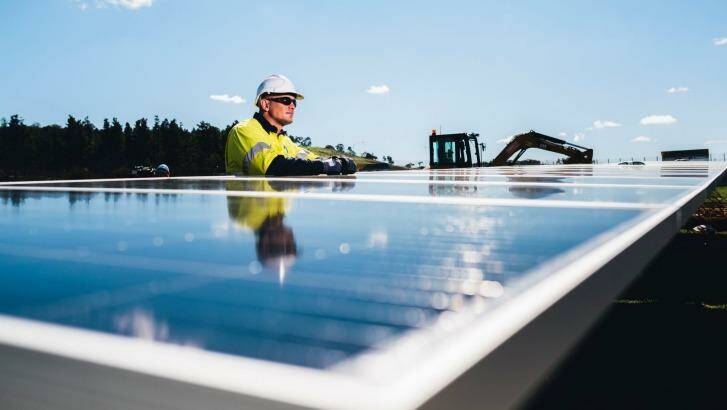 Renewable energy investment has now topped spending on new fossil fuel power plants. Photo: Rohan Thomson