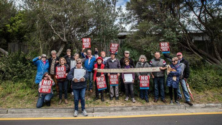 A last-minute hike to VCAT fees means 300+ Somers community members may have to abandon their case to oppose the construction of a path that stretches through the village. Photo: Jason South