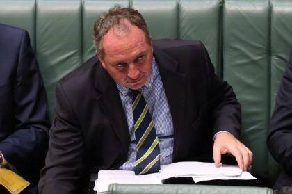 Agriculture minister Barnaby Joyce. Photo: Andrew Meares