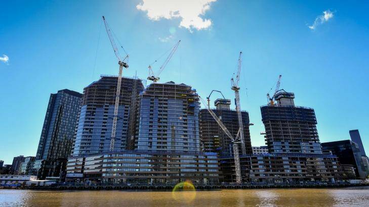 Melbourne's apartment boom may 'freeze' the city. Photo: Eddie Jim