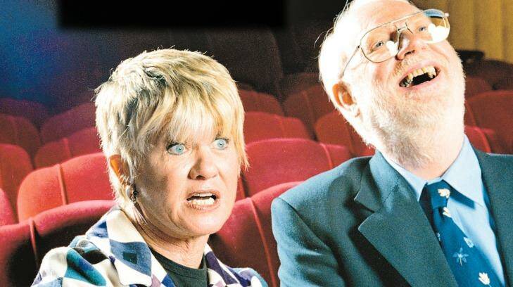 "Somehow the chemistry worked": Margaret Pomeranz and David Stratton. Photo: George Fetting
