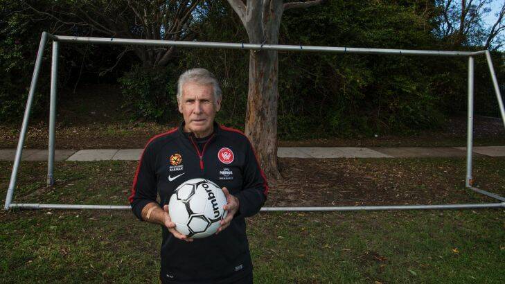 Ron Corry,  was a goalkeeper during a soccer tournament (which Australia won) held in the middle of the Vietnam war. Carss Bush Park 10th November 2017 Photo by Louise Kennerley smh