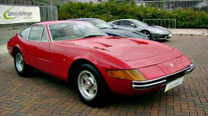 The 1973 Ferrari Daytona, thought to be worth between $1.5 million and $2 million. Photo: www.classicdriver.com