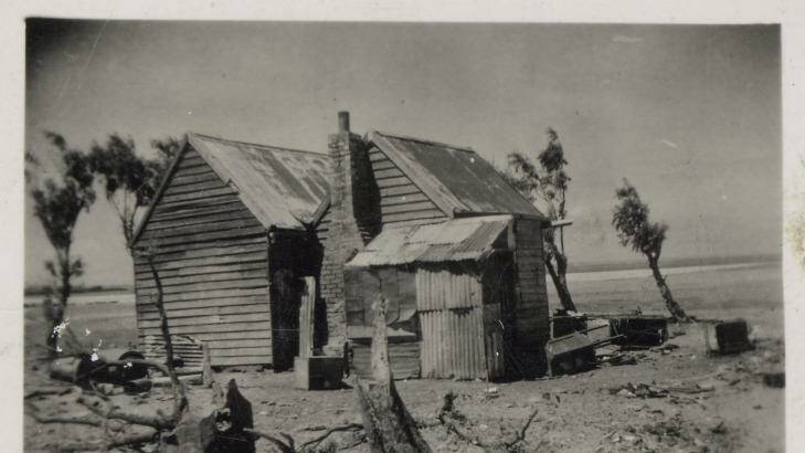 Bleak house: this Albert Tucker photograph of abandoned houses in Fishermans Bend hints at the heritage that may hinder the area's development. Photo: Albert Tucker, State Library of Victoria