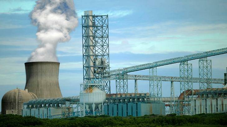Western Victoria politician James Purcell says a nuclear power station should be built in Portland to help try and save Alcoa, and the town.  Photo: Digitally altered image