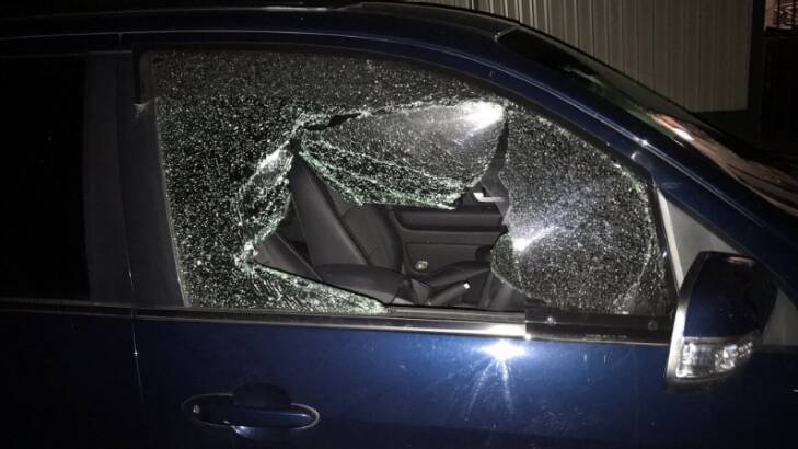 Malvern MP Michael O'Brien's car was broken into on Monday night.   Photo: Twitter 