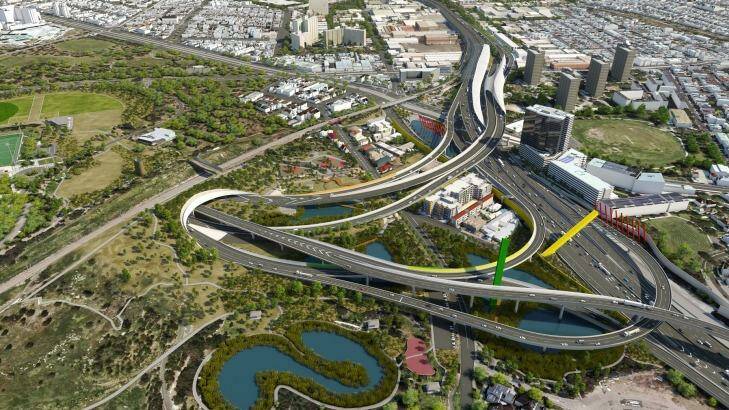 The East West Link has been scrapped but uncertainty remains over the $3 billion given to Victoria for the project. Photo: Supplied