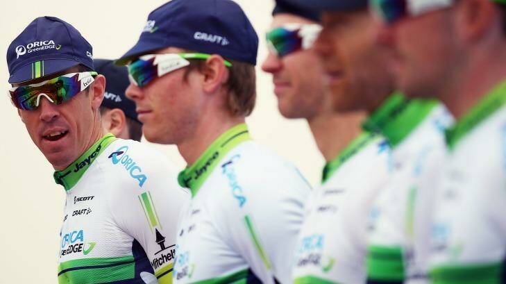 Battling injury: Team Orica-GreenEDGE's concedes its chances of winning stage nine of the Tour de France are slim.