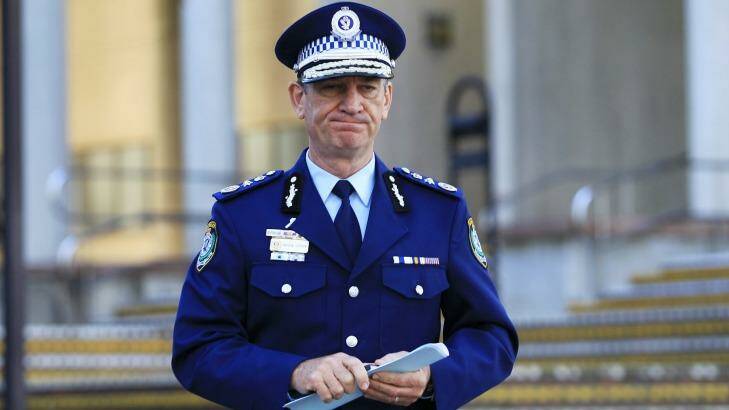 NSW Police Commissioner Andrew Scipione says the law enforcement officers have thwarted a planned terror attack. Photo: Daniel Munoz